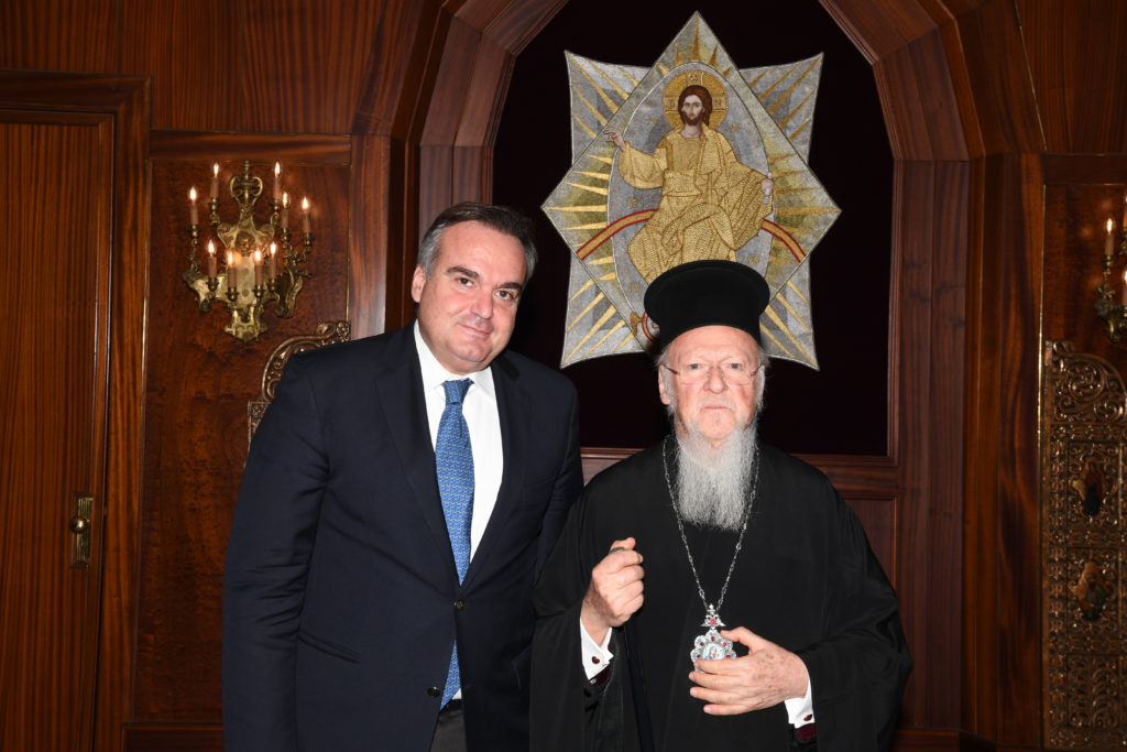 Από την επίσκεψη μου στο Οικουμενικό Πατριαρχείο όπου με εδέχθη εις ακρόασιν η Α Θ Π Οικουμενικός Πατριάρχης κ.κ.’ Βαρθολομαίος.